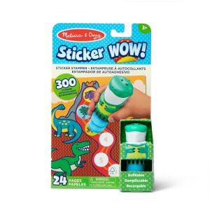 Melissa & Doug. Sticker WOW: Набір з блокноту та штампу з наліпками «Динозавр»