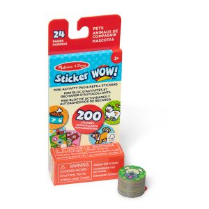 Melissa & Doug. Sticker WOW: Набір з мініблокноту та запасних наліпок для штампу «Улюбленці»