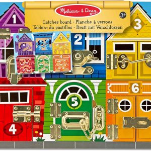 Melissa & Doug: Дерев’яна дошка із засувками