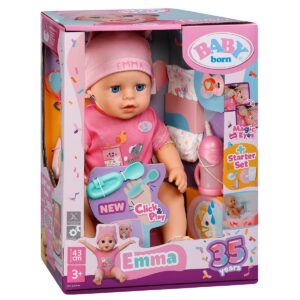 Лялька BABY BORN серії "Click and Play" – ЕММА (43 см, з аксес.)