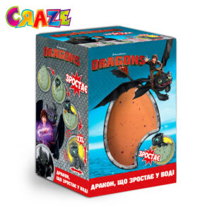 Іграшка, що зростає, в яйці - DREAMWORKS DRAGONS (в асорт.,в диспл.)