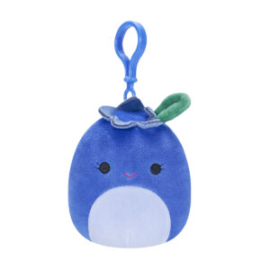 М'яка іграшка на кліпсі SQUISHMALLOWS – ЧОРНИЦЯ БЛУБІ (9 cm)