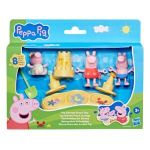 Ігровий набір PEPPA FIGURINES – ТРИ МАЛЕНЬКІ СВИНКИ НА ПЛЯЖІ