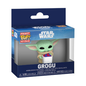 Ігрова фігурка на кліпсі FUNKO POP! серії "Мандалорець і Ґроґу" - ҐРОҐУ З ПОПКОРНОМ