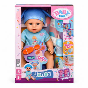 Лялька BABY BORN серії "Click and Play" – ДЖОНАС (43 см, з аксес.)