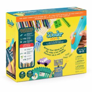 3D-ручка 3Doodler Start Plus для дитячої творчості - МЕГАКРЕАТИВ (147 стрижнів, 9 шаблонів)